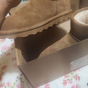 Cozy Tan Suede Boots